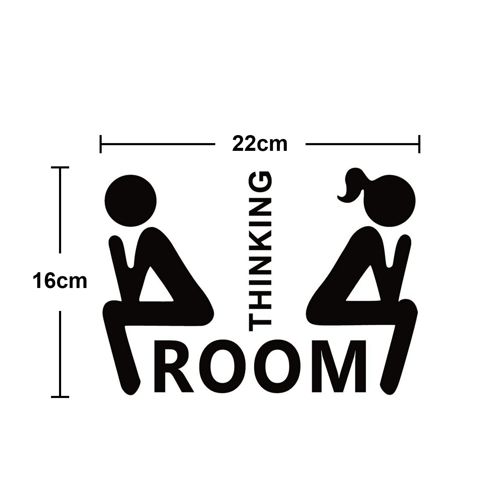 Home Bathroom Decor Wall Stickers Art Stickers Creative Home Decor Bathroom Cute Door Stickers
