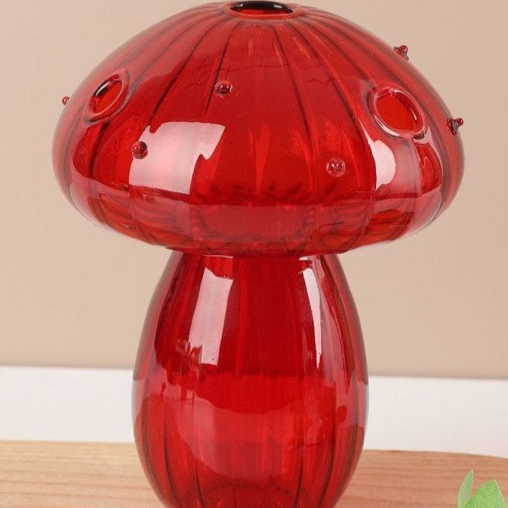 Glass Vase Living Room Dry Vase Mushroom Vase